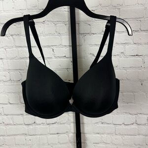 Cacique Black Boost Plunge Bra Size 44D